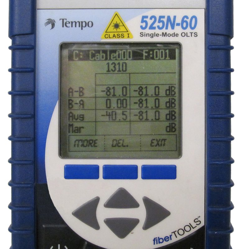 Singlemode 1310nm/1550nm Optical Loss Test Set  (0705-5455)