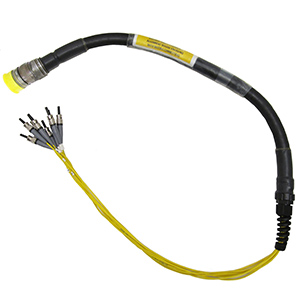 ST-8 fiber plug, 9.0/125µm, 1 meter NAVSEA(6877804-09SME) NSN(6625-01-496-9913)(KFO 60930)