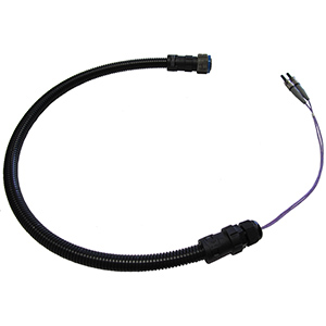2-Channel ARINC 801 Plug to ST, Loose Structure, 62.5/125µm, multimode, 1 meter (KFO 70040)