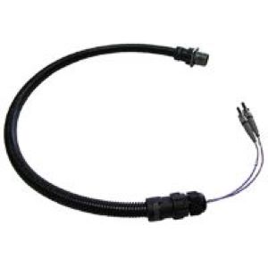 2-Channel ARINC 801 Receptacle to ST, Loose Structure, 62.5/125µm, multimode, 1 meter (KFO 70041)